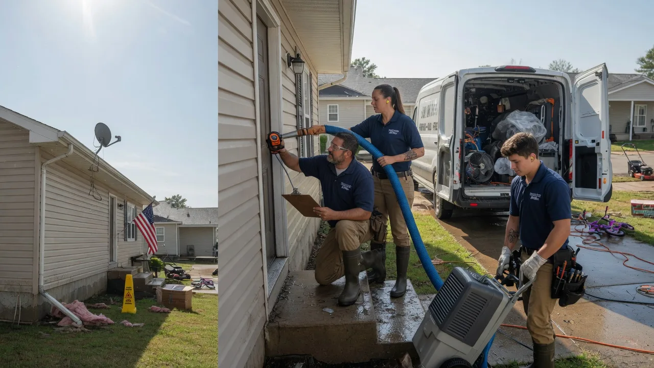 Ceiling Water Damage Restoration in Nevada, IA near me